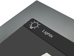 Moldura cinza escuro para Envision 7”