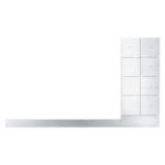 KNX Eyeswitch Intensity Alu White 8F USB-C