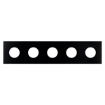 Espelho redondo 6 mm Alu Black 5F