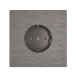 Espelho redondo 6 mm Alu Dark Grey 1F